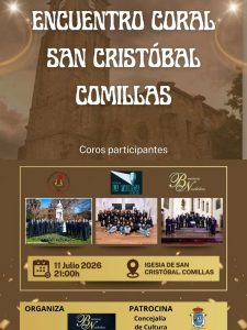 XXVI ENCUENTRO CORAL SAN CRISTÓBAL EN COMILLAS 
La música coral vuelve a ser pro…