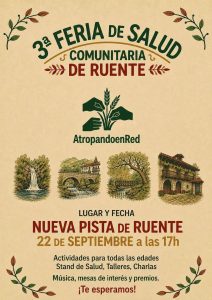 Bonita tarde en la tercera reunión de salud comunitaria de Ruente AtropandoenRed…